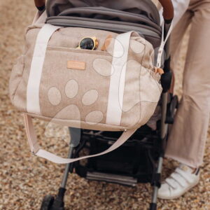 Pelenkázótáska babakocsihoz Paris Changing Bag Eco Clay Beaba pelenkázó alátéttel bézs