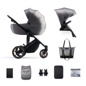 Kinderkraft Babakocsi kombinált 2 az 1-ben Prime 2 Grey