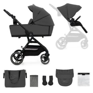 Kinderkraft SELECT Kombinált babakocsi Yoxi 2in1 Moonlight Grey