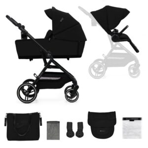 Kinderkraft SELECT Kombinált babakocsi Yoxi 2in1 Pure Black