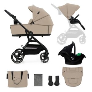 Kinderkraft Yoxi 3in1 babakocsi (mink Pro) Bej Nisip