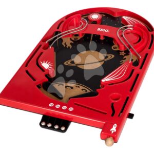Fajáték Pinball Game BRIO piros 5 fémgolyóval 6 évtől