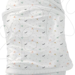 Babapólya újszülöttnek The Miracle Blanket™ Red Castle Happy Fox 0-3 hó korosztálynak fehér rókával