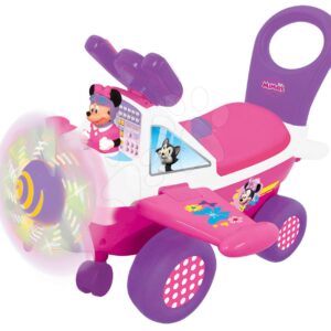 Bébitaxi repülőgép Minnie Kiddieland hanggal és fénnyel 12 hó-tól