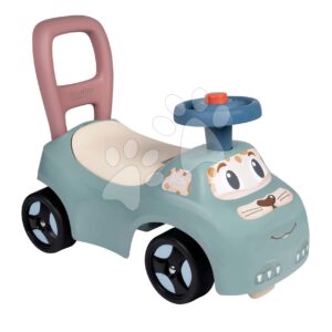 Bébitaxi és járássegítő dudával Auto Ride On Little Smoby ergonomikusan formált és tárolóval az ülőke alatt 10 hó-tól