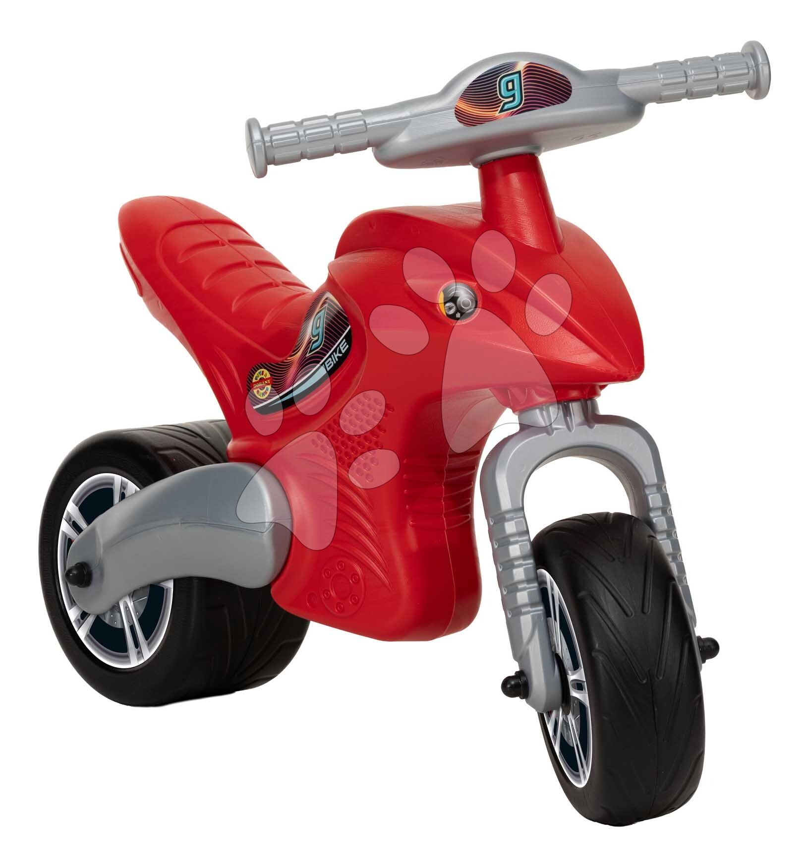 Bébitaxi kismotor Motorbike 9 Red Dohány piros 50 kg teherbírással