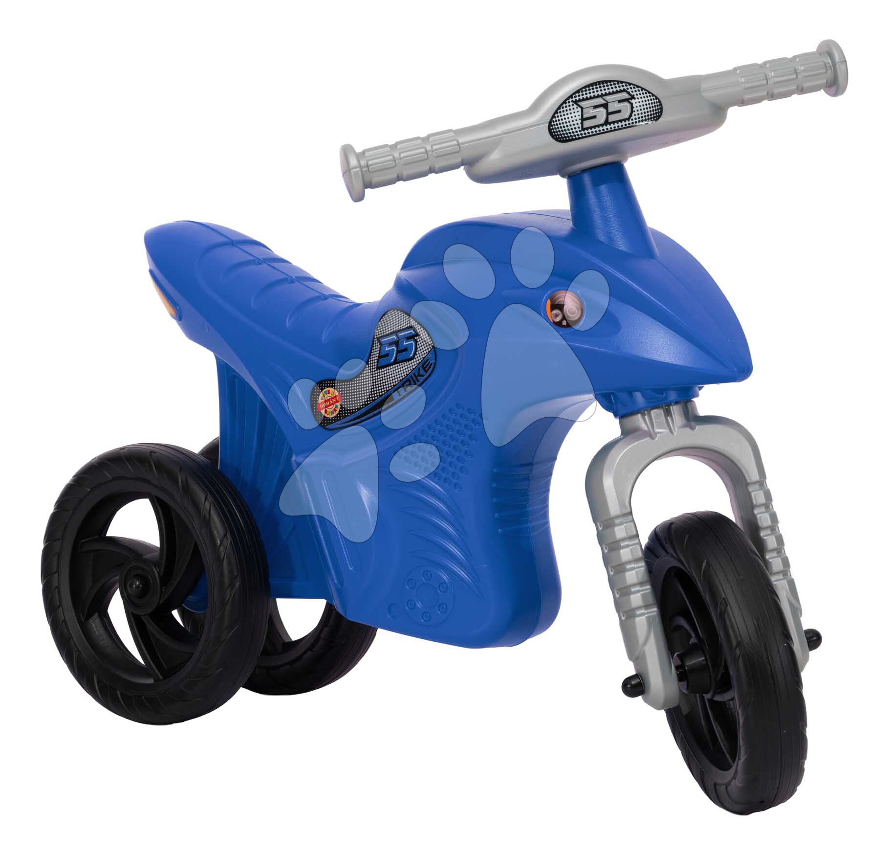 Bébitaxi kismotor Trike 55 Blue Dohány kék 50 kg teherbírással