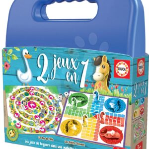Társasjáték 2 games in 1 case Educa francia nyelvű