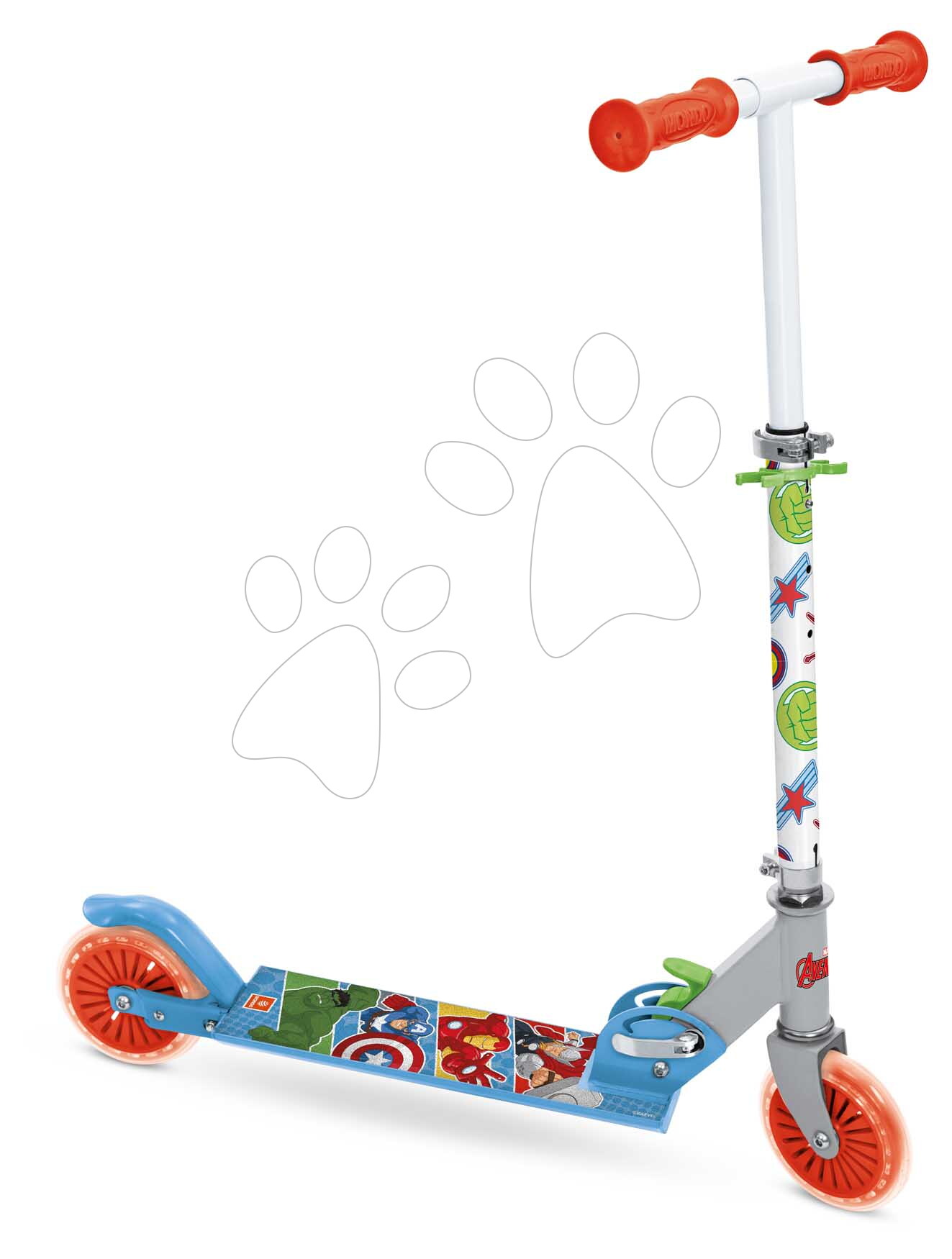 Kétkerekű roller Avengers Mondo AL,PVS kerekek, ABEC 5