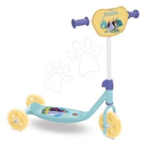 Mondo háromkerekű roller Frozen táskával 28222 kék-rózsaszín