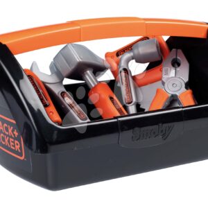 Szerszámos koffer Black&Decker Tool Box Smoby 6 kiegészítővel