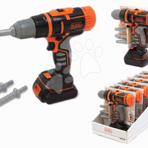 Mechanikus fúrógép Black&Decker Mechanical Drill Smoby fúrószárakkal