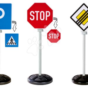 Útjelző táblák játszótérre Traffic Signs BIG 3 fajta 5 szimbólummal 69 cm magasak