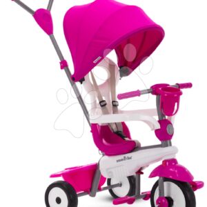 Tricikli Breeze Plus Pink Classic smarTrike TouchSteering vezérlés kulacstartóval gumikerekekkel lengéscsillapítóval 10 hó-tól