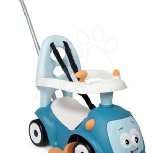 Bébitaxi bővithető Maestro Ride-On Blue 3in1 Smoby 3 hang tolókar kiesésgátló - mágikus szemek 6 hó-tól