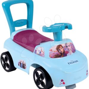 Bébitaxi és járássegítő Frozen Auto Ride-On Disney Smoby háttámlával és tárolóhellyel 10 hó