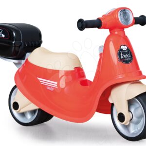 Bébitaxi Ételszállító Scooter Ride-On Food Express Smoby zárható kofferrel és halk gumikerekekkel 18 hó-tól