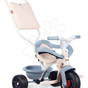 Tricikli Be Fun Comfort Tricycle Blue Smoby szülőkormánnyal és táskával 10 hó-tól
