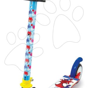 Kétkerekű roller Spidey Spiderman Disney Smoby összecsukható fékkel magasságilag állítható max. 83 cm-ig 5 évtől