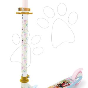 Kétkerekű roller Disney Princess 3 Wheels Foldable Scooter Smoby összecsukható fékkel magasságilag állítható max. 83 cm 5 évtől