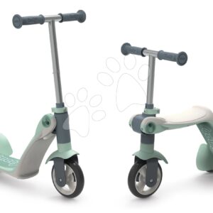 Roller&bébitaxi Reversible Switch 2in1 Scooter Smoby háromkerekű halk haladással a kar magassága 53/63 cm teherbírása 20 kg 18 hó-tól