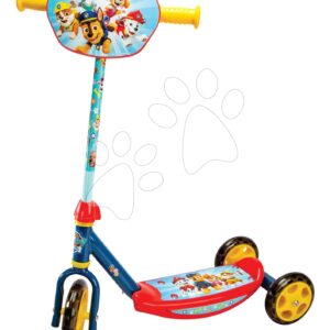 Háromkerekű roller Paw Patrol 3 Wheels Scooter Smoby csúszásmentes és magasságilag állítható kormány max. 67 cm