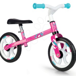 Smoby tanulóbicikli First Bike Pink fémszerkezettel és állítható üléssel 770205