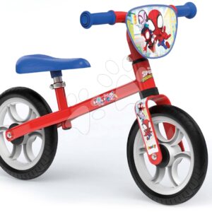 Tanulóbicikli Spidey First Bike Smoby fémszerkezettel és 33-38 cm állítható üléssel 24 hó-tól