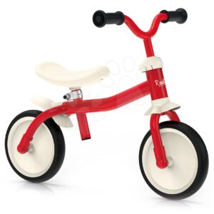 Tanulóbicikli ultrakönnyű Rookie Bike Smoby magasságilag állitható üléssel és kormánnyal és halk gumikerekekkel 18 hó-tól