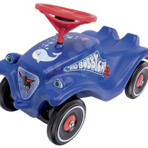 Bébitaxi autó Bobby Car Classic Ocean BIG kék hanggal és tenger világa matricákkal 12 hó-tól