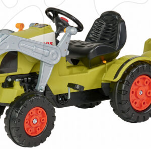 BIG pedálos traktor Claas Celtis 56553 pótkocsival zöld