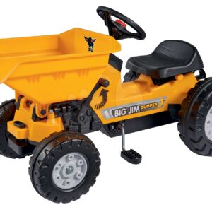 Traktor billenőplatóval Jim Dumper BIG mozgó részekkel és láncmeghajtással