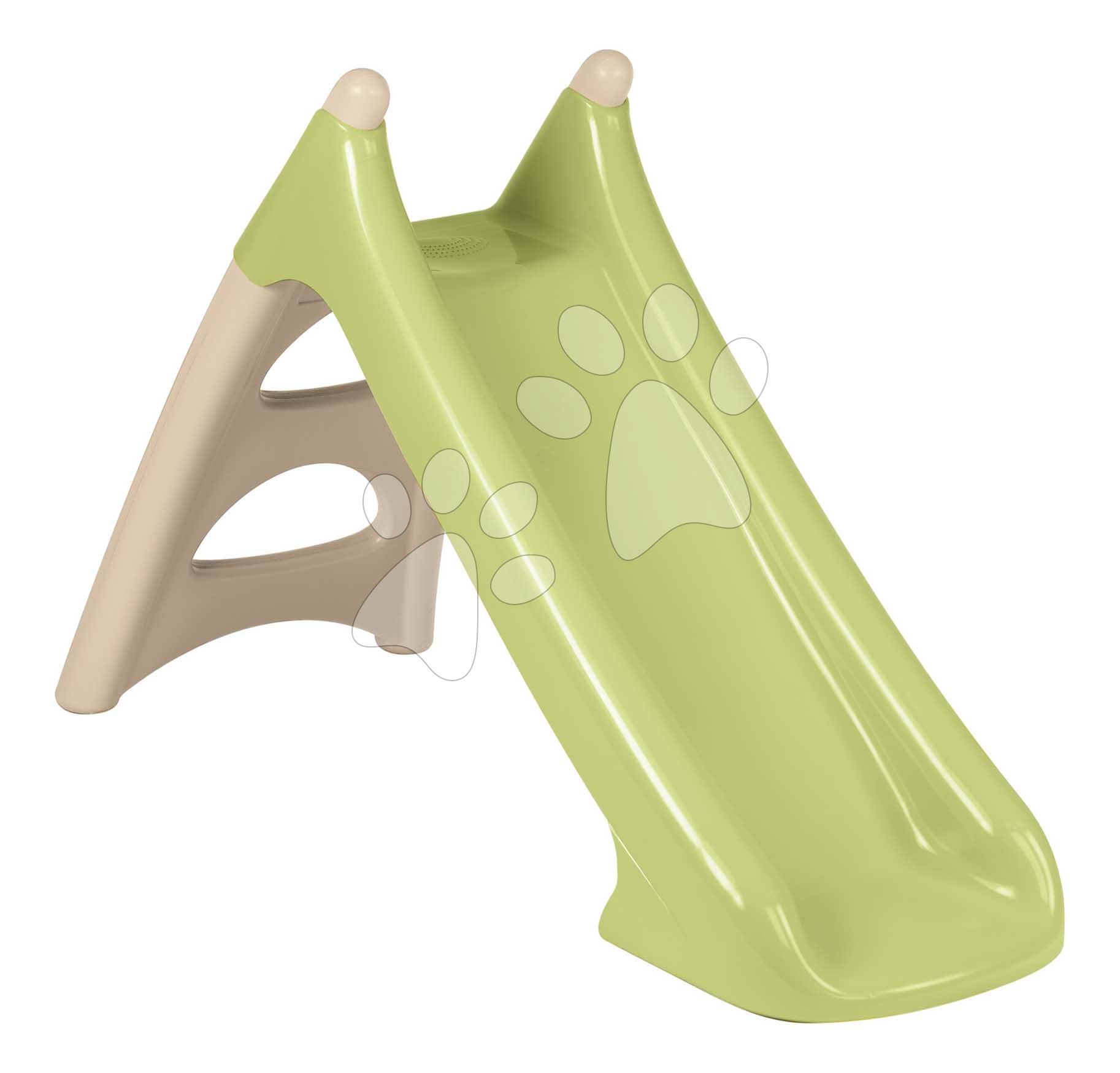 Csúszda vízsugárral 90 cm XS Slide Green Life Smoby UV védelemmel zöld 24 hó-tól