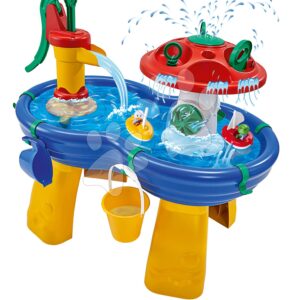 Vízi pálya asztal Amphie World Waterway AquaPlay vízi gombával vízpumpával hajókkal figurákkal és kiegészítőkkel