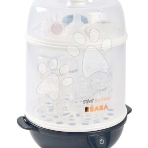 Elektronikus cumisüveg gőzsterilizáló Stéril'express 2in1 Beaba Night Blue kékes-fehér