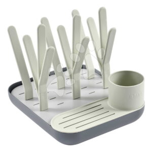 Cumisüveg csepegtető Forest Draining Rack Misty Mineral Beaba moduláris 6 üvegre zöld 0 hó-tól
