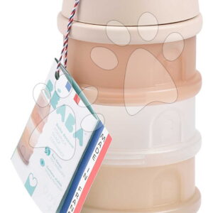Tejpor adagoló Formula Milk Container Translucent Clay Beaba 4 részes barna 0 hó-tól