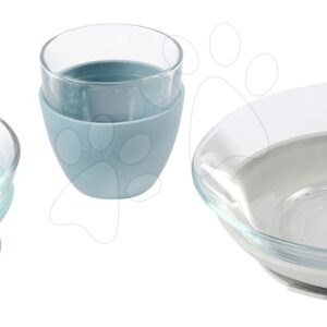 Étkészlet üvegből Duralex Jungle Glass Meal Beaba kiváló minőségű temperált anyagból 36 hó-tól