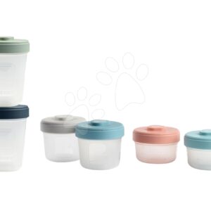 Szett 6 ételtároló Beaba Pro Food Storage 6 clip 2x90ml + 2x150 ml + 2x250 ml