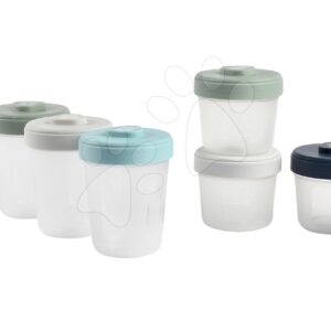 Szett 8 ételtároló Beaba Toddler Food Storage 8 clip 4x250 ml + 4x150ml