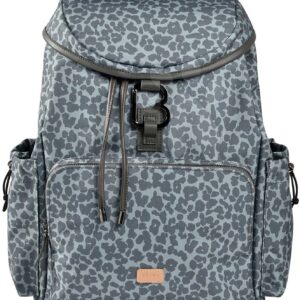 Pelenkázó hátizsák Vancouver Backpack Dark Cherry Blossom Beaba kiegészítőkkel 22 l térfogat 42 cm zöld
