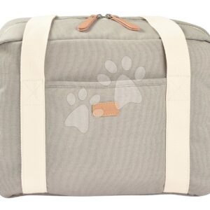 Pelenkázó táska babakocsira Paris Beaba Pearl Grey kiegészítőkkel szürke