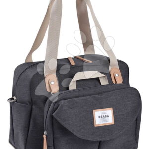 Pelenkázó táska babakocsihoz Geneva II Changing Bag Dark Heather Grey Beaba pelenkázó alátéttel szürke