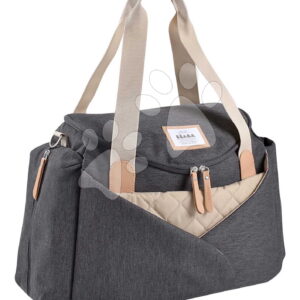 Pelenkázó táska babakocsihoz Sydney II Changing Bag Dark Heather Grey Beaba pelenkázó alátéttel szürke
