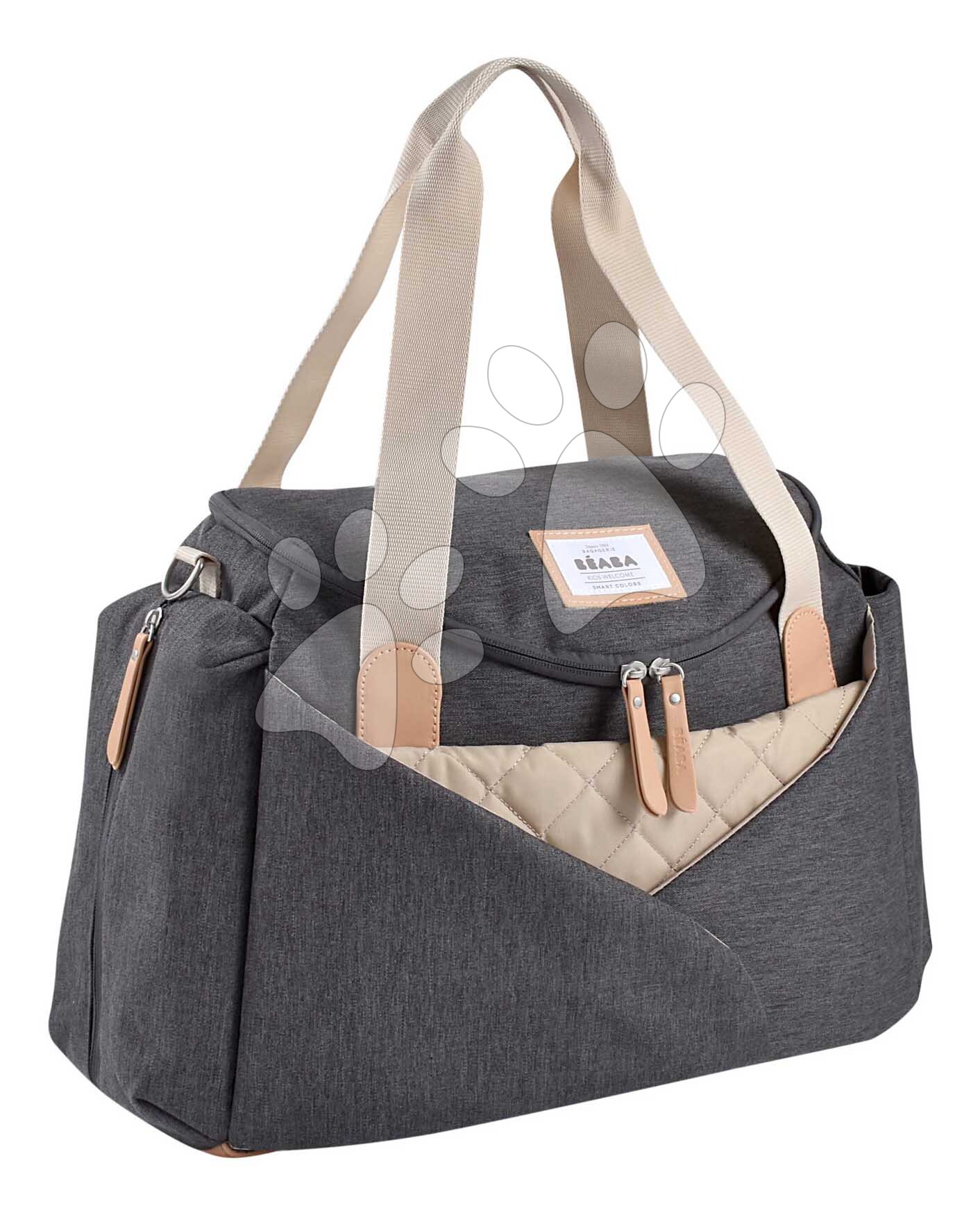 Pelenkázó táska babakocsihoz Sydney II Changing Bag Dark Heather Grey Beaba pelenkázó alátéttel szürke
