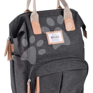 Pelenkázó hátizsák Wellington Changing Bag Dark Heather Grey Beaba pelenkázó alátéttel szürke