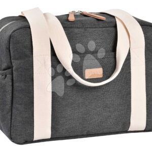 Pelenkázótáska babakocsihoz Paris Changing Bag Dark Heather Grey Beaba pelenkázó alátéttel szürke