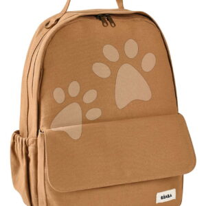 Pelenkázó hátizsák Tokyo Backpack Ochre Beaba pelenkázó alátéttel és pántokkal babakocsihoz barna